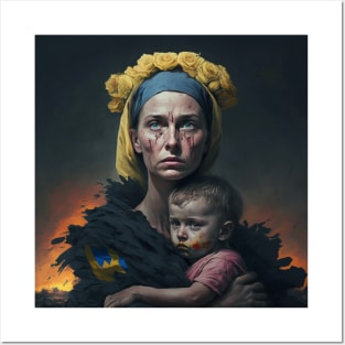 Slava Ukraini - Mother Ukraine Posters and Art